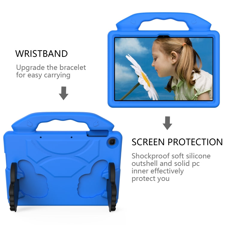 For Honor Pad X8 10.1 Thumb Bracket EVA Shockproof Tablet Case(Blue) - free shipping - PMC TechLife - Order now!