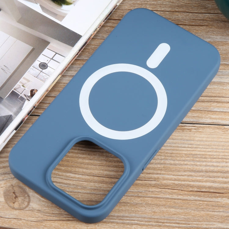 For iPhone 14 Pro MagSafe Liquid Silicone Phone Case(Blue) - free shipping - PMC TechLife - Order now!