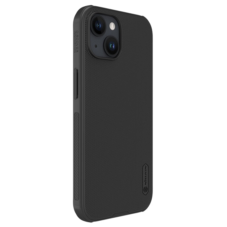 For iPhone 15 NILLKIN Frosted Shield Pro PC + TPU Phone Case(Black) - free shipping - PMC TechLife - Order now!