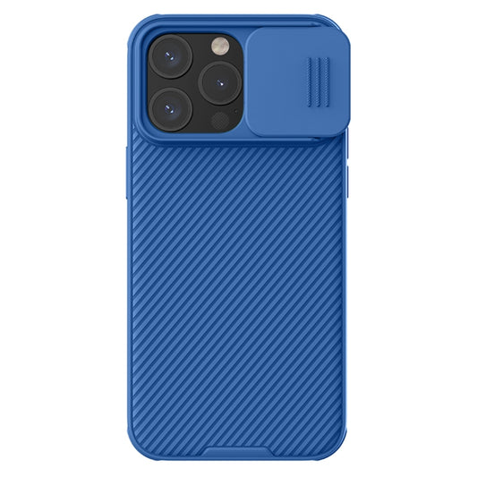 For iPhone 15 Pro NILLKIN CamShield Pro Magnetic Magsafe Phone Case(Blue) - iPhone 15 Pro Cases by NILLKIN | Online Shopping South Africa | PMC Jewellery