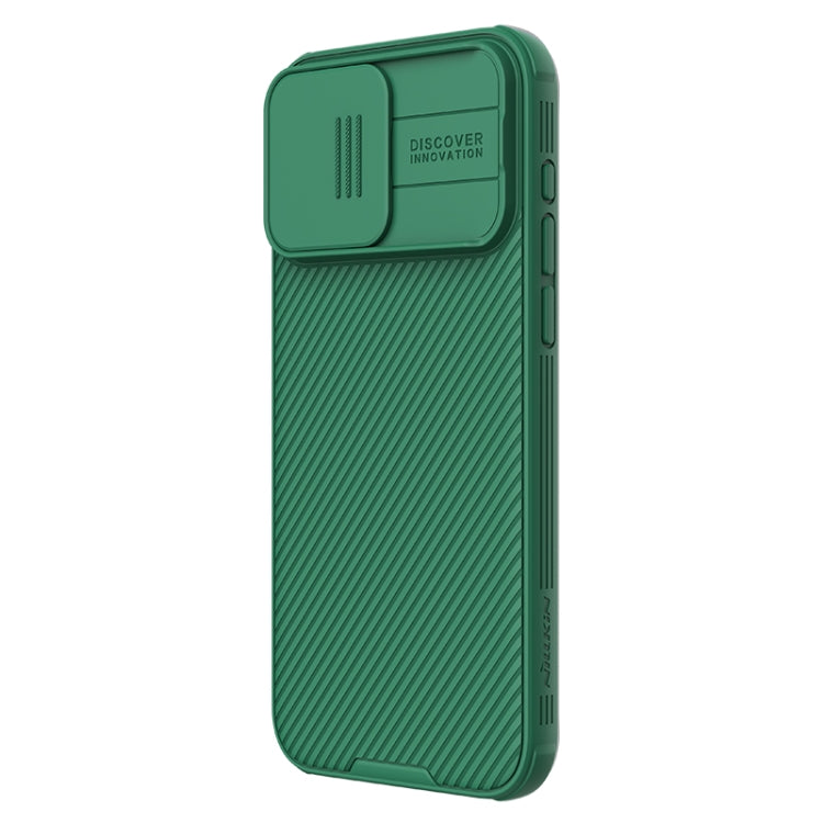 For iPhone 15 Pro NILLKIN CamShield Pro Magnetic Magsafe Phone Case(Green) - iPhone 15 Pro Cases by NILLKIN | Online Shopping South Africa | PMC TechLife | Buy Now Pay Later Mobicred