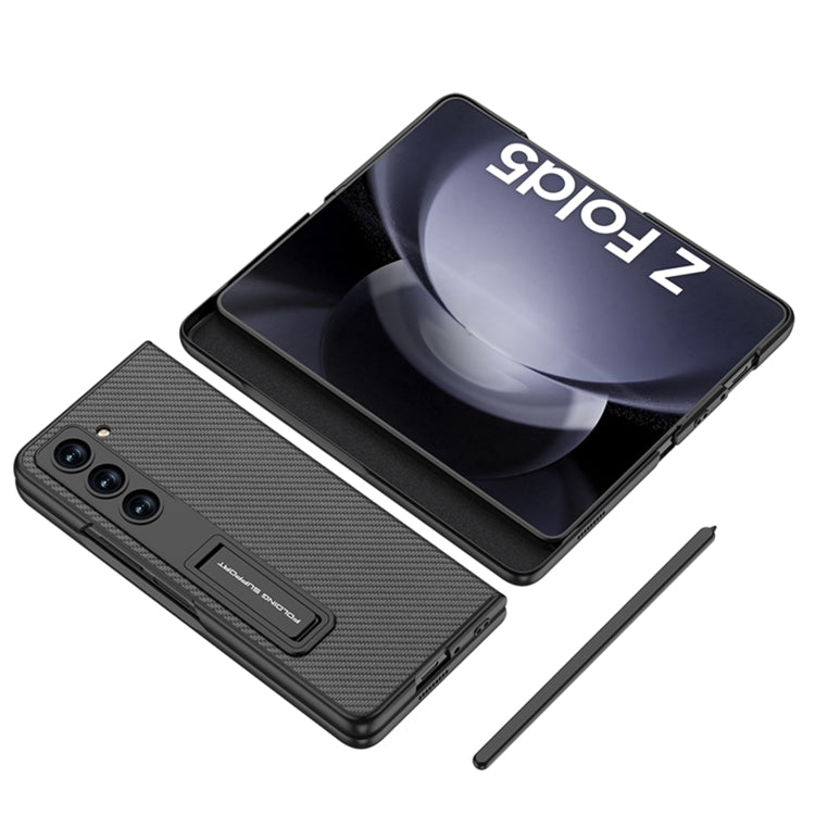 For Samsung Galaxy Z Fold5 GKK Flip Leather All-Inclusive Phone Case with Pen Holder(Green) - free shipping - PMC TechLife - Order now!