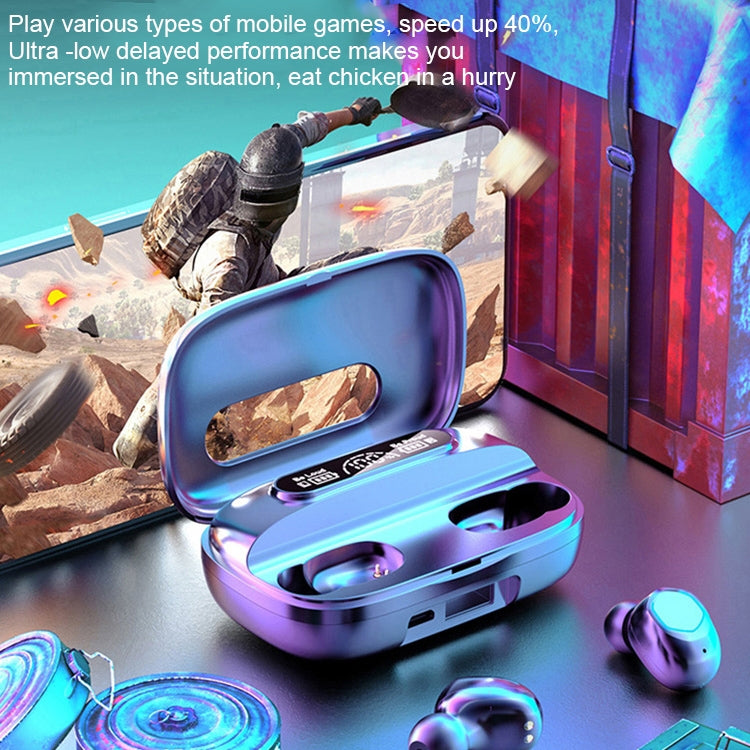 True Wireless Bluetooth Earphone(Black) - Bluetooth Earphone by PMC TechLife | Online Shopping South Africa | PMC TechLife | Buy Now Pay Later Mobicred