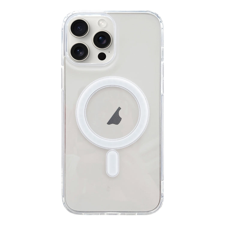 For iPhone 15 Pro Max MagSafe Magnetic Clear Acrylic TPU Phone Case(Transparent) - free shipping - PMC TechLife - Order now!