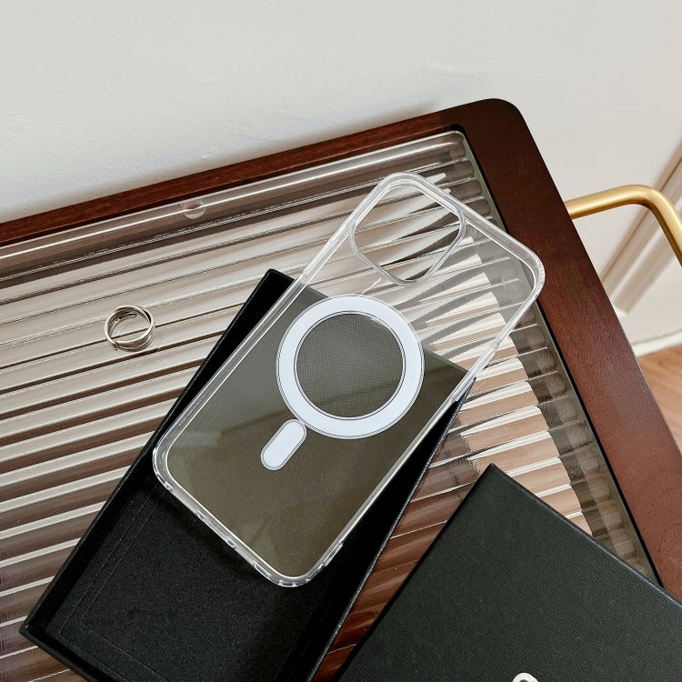 For iPhone 15 Pro Max MagSafe Magnetic Clear Acrylic TPU Phone Case(Transparent) - free shipping - PMC TechLife - Order now!