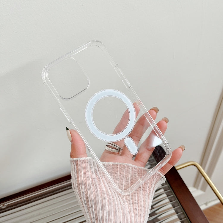 For iPhone 15 Pro Max MagSafe Magnetic Clear Acrylic TPU Phone Case(Transparent) - free shipping - PMC TechLife - Order now!