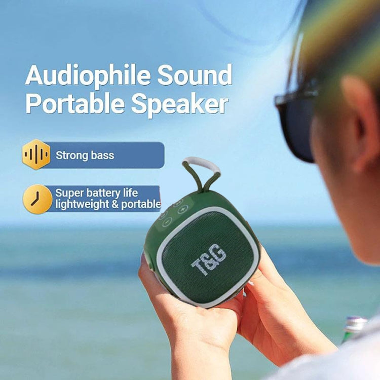 T&G TG659 Outdoor Portable TWS Mini Bluetooth Speaker(Dark Green) - Mini Speaker by T&G | Online Shopping South Africa | PMC TechLife