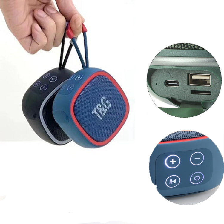 T&G TG659 Outdoor Portable TWS Mini Bluetooth Speaker(Blue) - Mini Speaker by T&G | Online Shopping South Africa | PMC TechLife | Buy Now Pay Later Mobicred