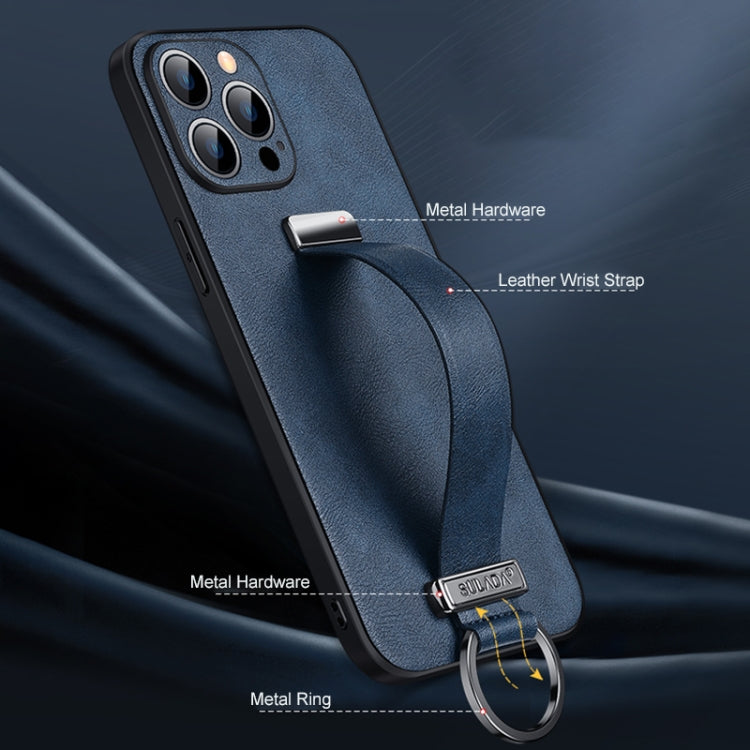For iPhone 15 Pro SULADA Tide Cool Series PC + Leather Texture Skin Feel Phone Case(Green) - iPhone 15 Pro Cases by SULADA | Online Shopping South Africa | PMC TechLife | Buy Now Pay Later Mobicred