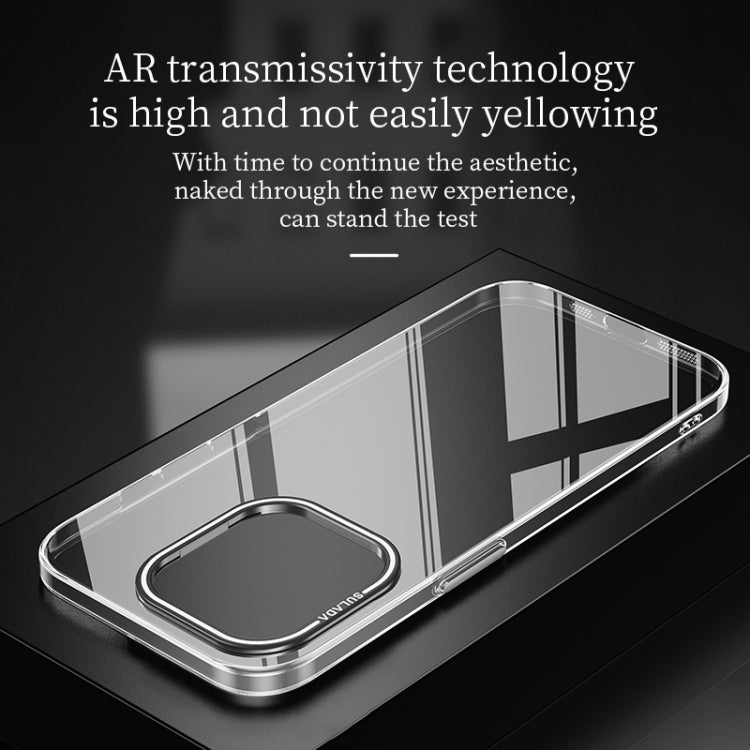 For iPhone 15 Pro Max SULADA PC + Aluminum Alloy Lens Holder Phone Case(Silver) - iPhone 15 Pro Max Cases by SULADA | Online Shopping South Africa | PMC TechLife | Buy Now Pay Later Mobicred
