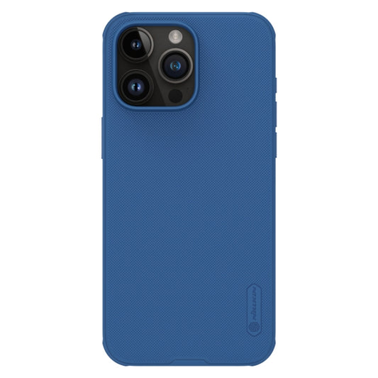 For iPhone 15 Pro Max NILLKIN Frosted Shield Pro Magnetic Magsafe Phone Case(Blue) - iPhone 15 Pro Max Cases by NILLKIN | Online Shopping South Africa | PMC Jewellery