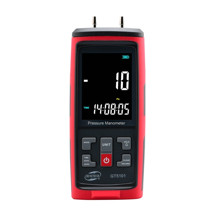 BENETECH GT5101 LCD Display Differential Pressure Meter, Specification:250KPa - Other Tester Tool by BENETECH | Online Shopping South Africa | PMC Jewellery | Buy Now Pay Later Mobicred