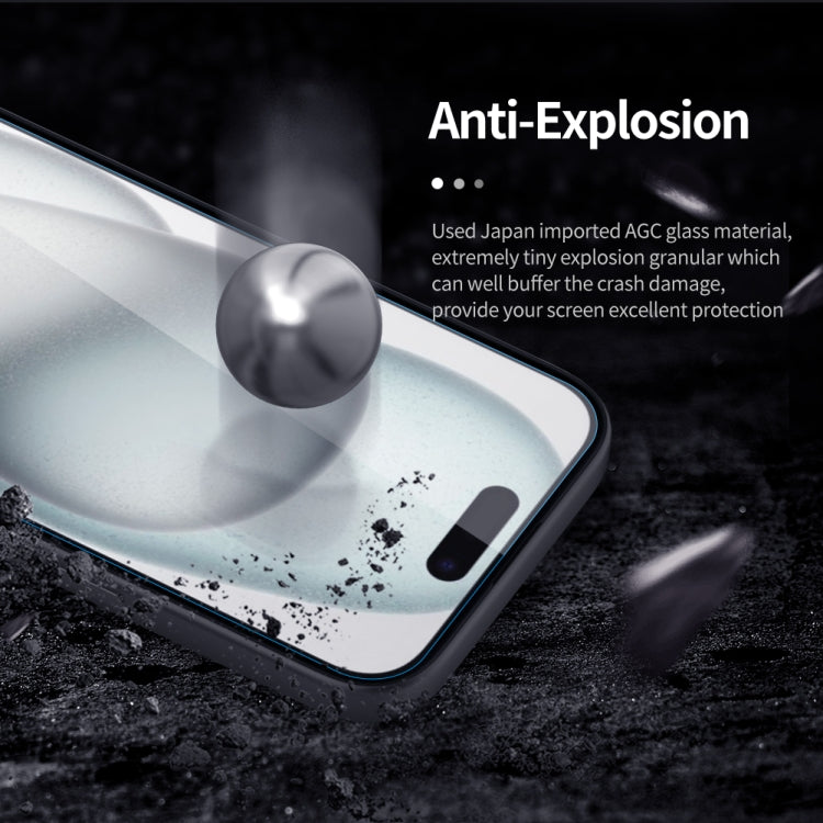 For iPhone 15 Pro NILLKIN H+Pro 0.2mm 9H Explosion-proof Tempered Glass Film - iPhone 15 Tempered Glass by NILLKIN | Online Shopping South Africa | PMC Jewellery