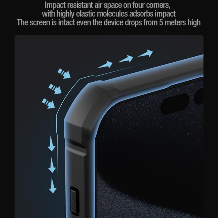 For iPhone 15 Pro NILLKIN Shockproof CamShield Armor Protective Case with Invisible Ring Holder(Black) - iPhone 15 Pro Cases by NILLKIN | Online Shopping South Africa | PMC TechLife | Buy Now Pay Later Mobicred