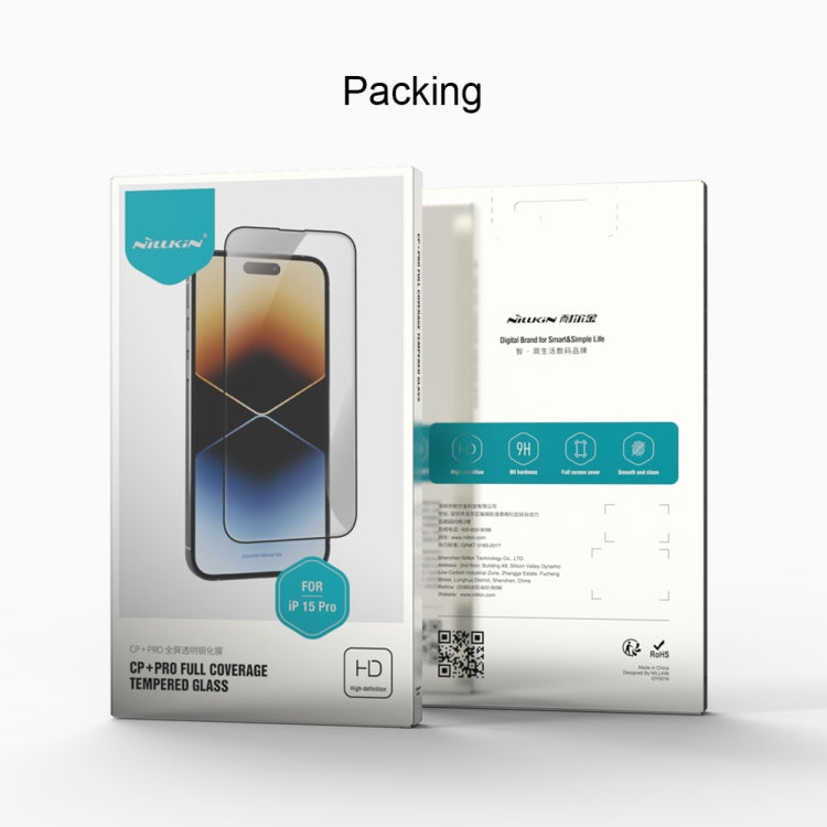 For iPhone 15 Pro NILLKIN CP+Pro Explosion-proof Tempered Glass Film - free shipping - PMC TechLife - Order now!
