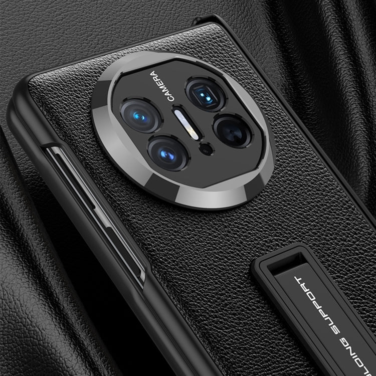 For Huawei Mate X5 GKK Magnetic Hinge Flip Leather Phone Case with Holder(Gold) - free shipping - PMC TechLife - Order now!