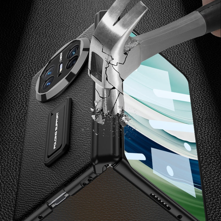 For Huawei Mate X5 GKK Magnetic Hinge Flip Leather Phone Case with Holder(Black) - free shipping - PMC TechLife - Order now!