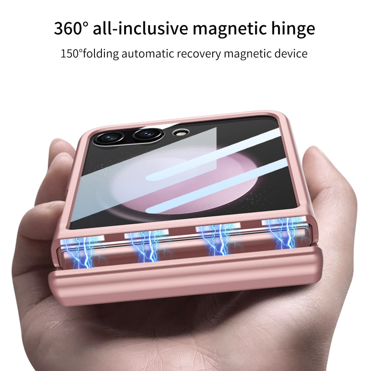For Samsung Galaxy Z Flip5 GKK Integrated Full Coverage Folding Phone Case(Silver) - free shipping - PMC TechLife - Order now!