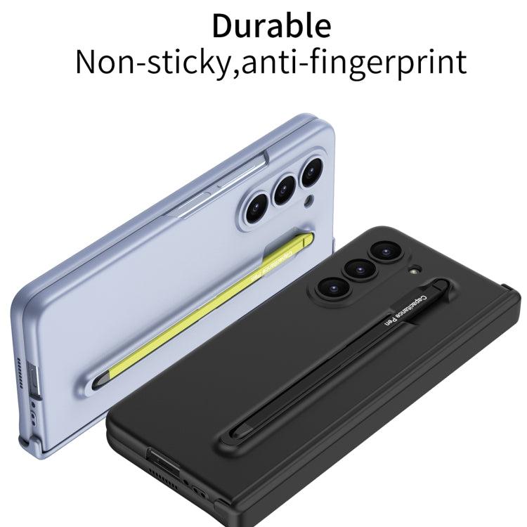 For Samsung Galaxy Z Fold5 5G GKK Integrated Fold Hinge Phone Case with Pen Slots, No Include Pen(Silver) - Galaxy Z Fold5 Cases by GKK | Online Shopping South Africa | PMC TechLife | Buy Now Pay Later Mobicred