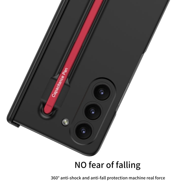 For Samsung Galaxy Z Fold5 5G GKK Integrated Fold Hinge Phone Case with Pen Slots, No Include Pen(Silver) - Galaxy Z Fold5 Cases by GKK | Online Shopping South Africa | PMC TechLife | Buy Now Pay Later Mobicred