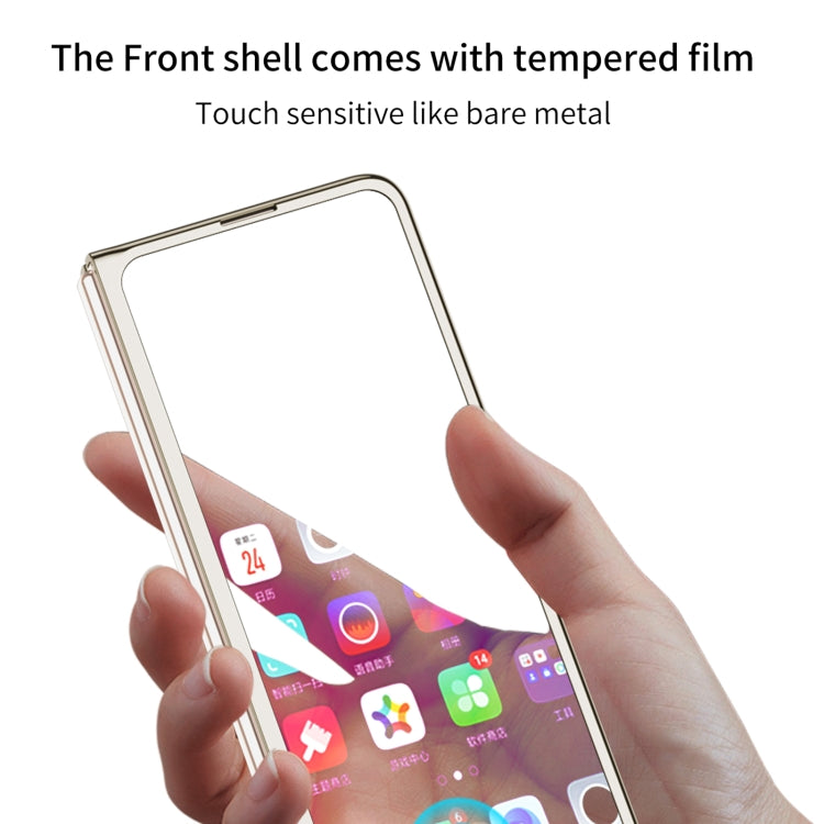 For Samsung Galaxy Z Fold5 5G GKK Integrated PC Phone Case with Pen Slot, No Include Pen(Blue) - Galaxy Z Fold5 Cases by GKK | Online Shopping South Africa | PMC TechLife | Buy Now Pay Later Mobicred