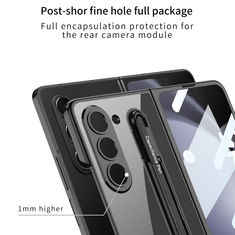 For Samsung Galaxy Z Fold5 5G GKK Integrated PC Phone Case with Pen Slot, No Include Pen(Black) - Galaxy Z Fold5 Cases by GKK | Online Shopping South Africa | PMC TechLife | Buy Now Pay Later Mobicred