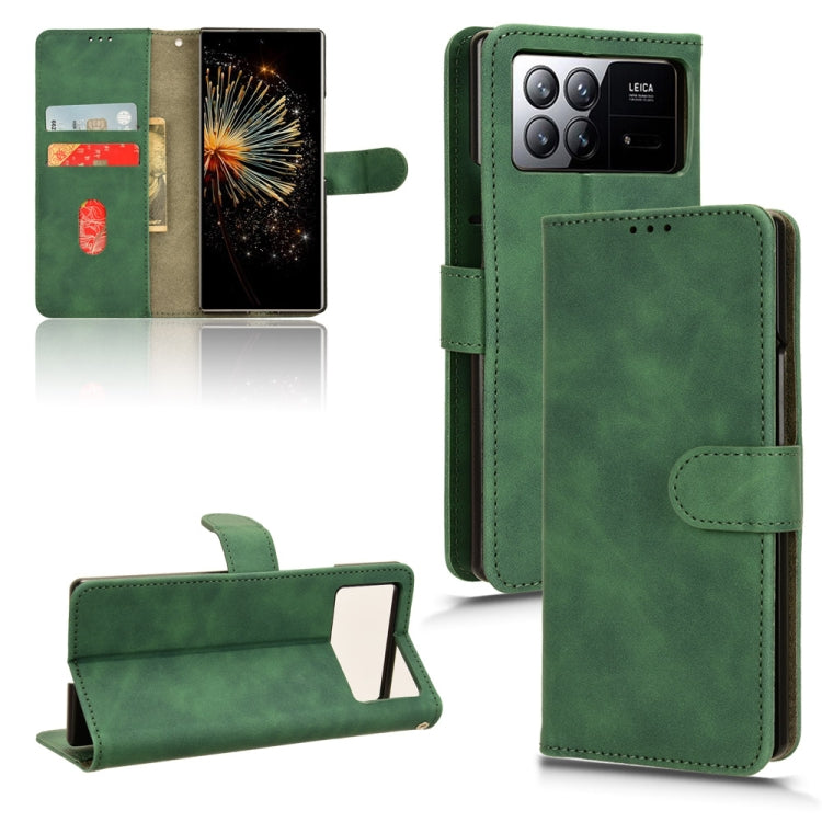 For Xiaomi Mix Fold 3 Skin Feel Magnetic Flip Leather Phone Case(Green) - free shipping - PMC TechLife - Order now!
