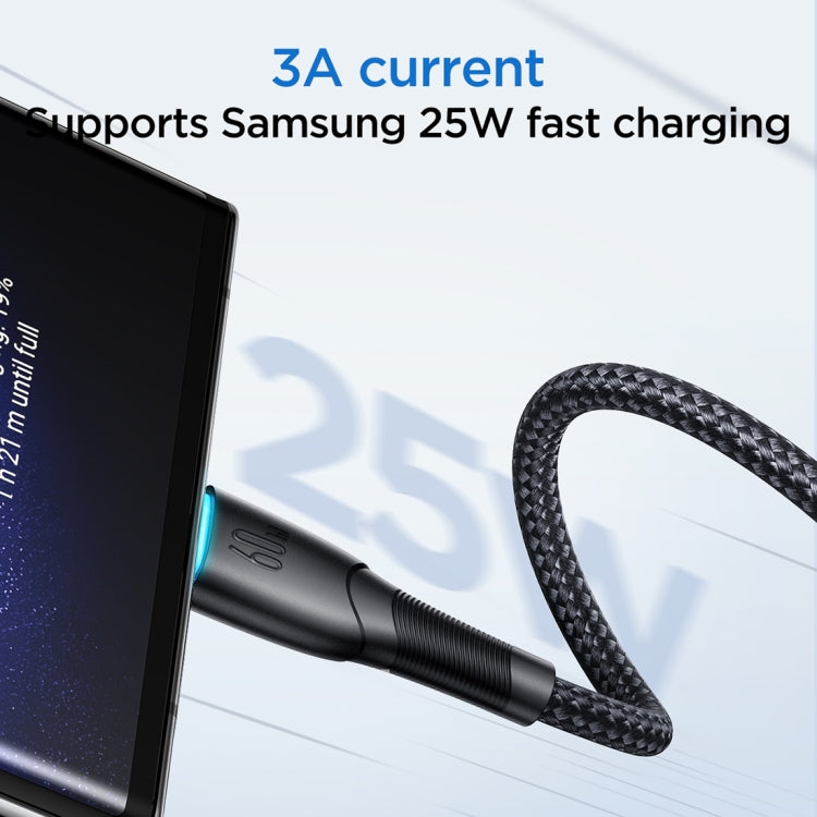 JOYROOM SA32-CC3 Starry Series 60W USB-C / Type-C to USB-C / Type-C Fast Charging Data Cable, Length:1m(Black) - USB-C & Type-C Cable by JOYROOM | Online Shopping South Africa | PMC TechLife