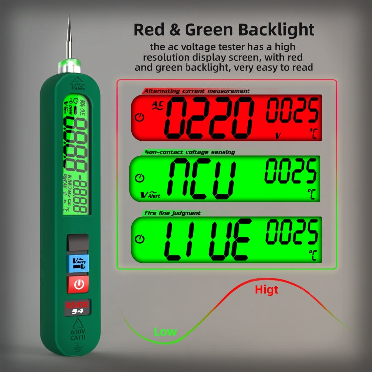 BSIDE S4 AC Voltage Induction Charging Smart Pen(Extra Sharp Nib) - Current & Voltage Tester by BSIDE | Online Shopping South Africa | PMC Jewellery | Buy Now Pay Later Mobicred