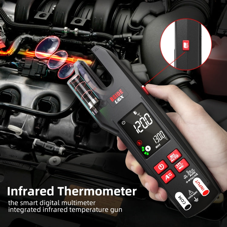 BSIDE U6X AC/DC Clamp-on Infrared Temperature Measurement Multimeter - free shipping - PMC TechLife - Order now!