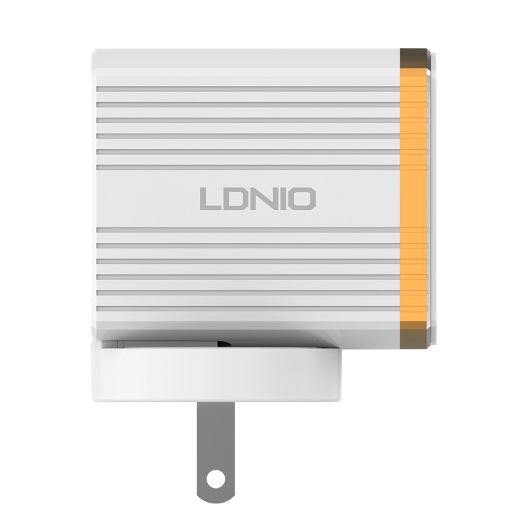 LDNIO A1302Q 2 in 1 18W QC3.0 USB Interface Grid Shape Travel Charger Mobile Phone Charger with Micro USB Data Cable, US Plug - free shipping - PMC TechLife - Order now!