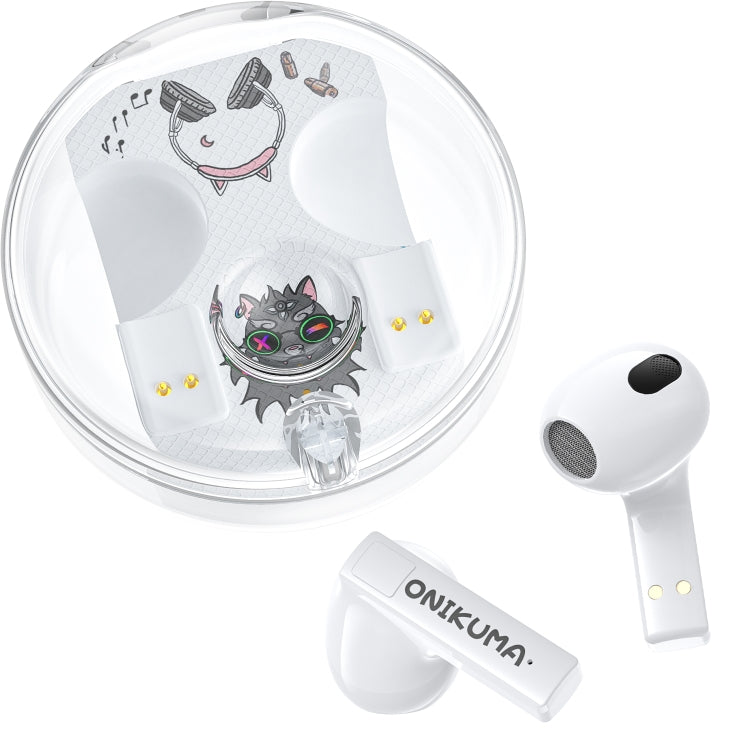 ONIKUMA T301 Transparent Cartoon Wireless Bluetooth Earphone(White) - free shipping - PMC TechLife - Order now!