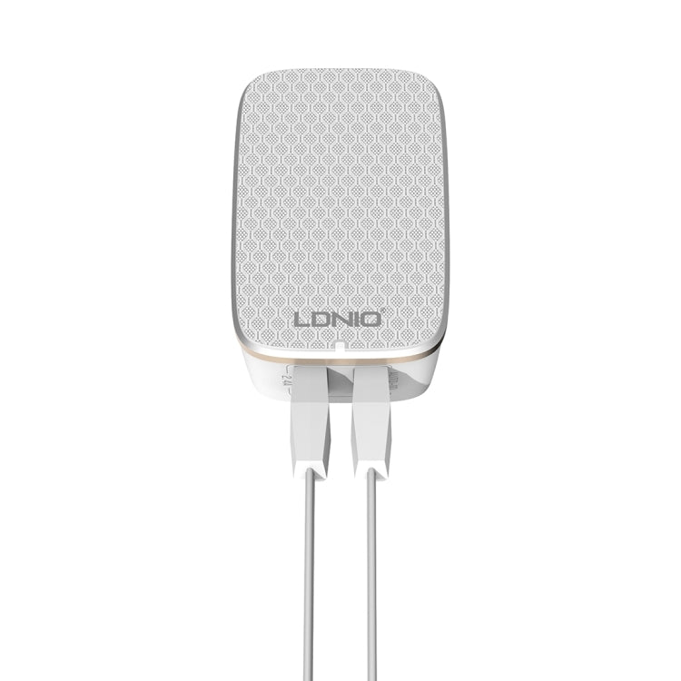 LDNIO A2204 2 in 1 12W Dual USB Interface Travel Charger Mobile Phone Charger with Micro USB Data Cable, AU Plug - free shipping - PMC TechLife - Order now!