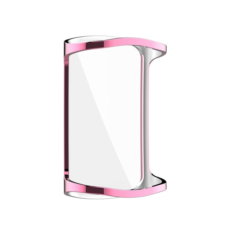 For Fitbit Charge 6 / 5 Full Coverage TPU Electroplated Watch Protective Case(Pink) - Watch Cases by PMC TechLife | Online Shopping South Africa | PMC TechLife