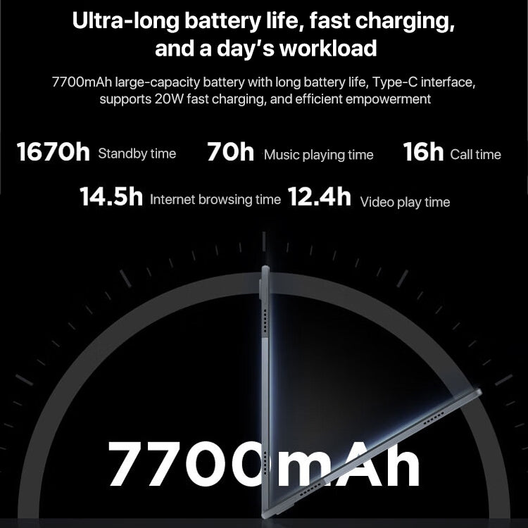 Lenovo K10 Pro 10.6 inch 4G LTE Tablet, 6GB+128GB, Android 12, Qualcomm 6225 Octa Core, Support Face Identification(Grey) - free shipping - PMC TechLife - Order now!