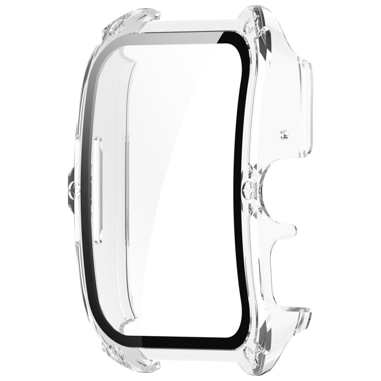For OPPO Watch 4 Pro PC + Tempered Film Integrated Watch Protective Case(Transparent White) -  by PMC TechLife | Online Shopping South Africa | PMC TechLife