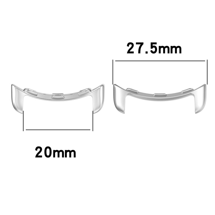 For Google Pixel Watch 2 1 Pair Stainless Steel Metal Watch Band Connector(Gold) - free shipping - PMC TechLife - Order now!