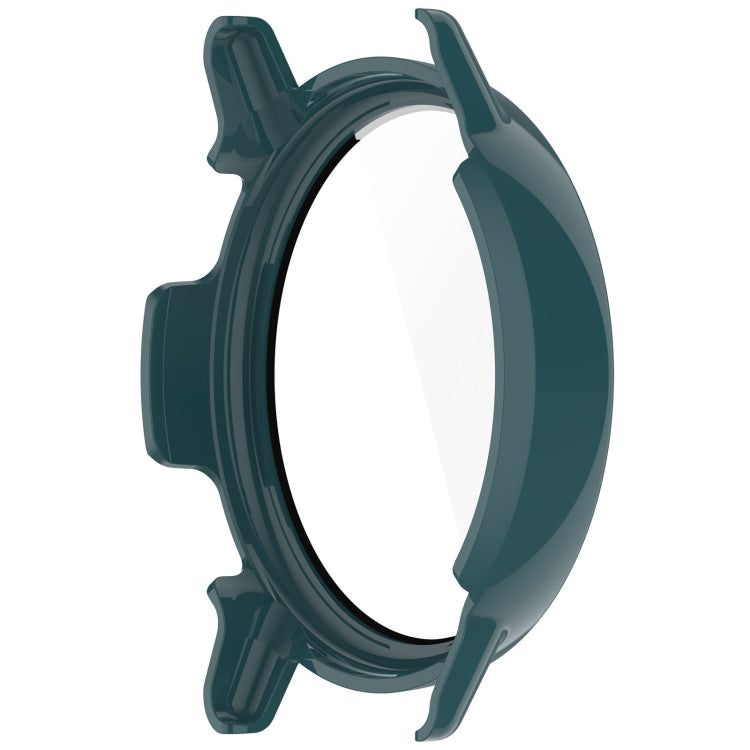 For Garmin vivoactive 5 / Active 5 PC + Tempered Film Integrated Watch Protective Case(Green) - Watch Cases by PMC TechLife | Online Shopping South Africa | PMC TechLife