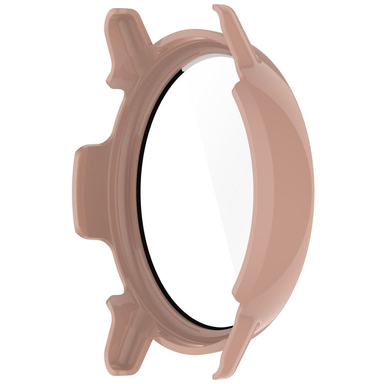 For Garmin vivoactive 5 / Active 5 PC + Tempered Film Integrated Watch Protective Case(Pink) - Watch Cases by PMC TechLife | Online Shopping South Africa | PMC TechLife