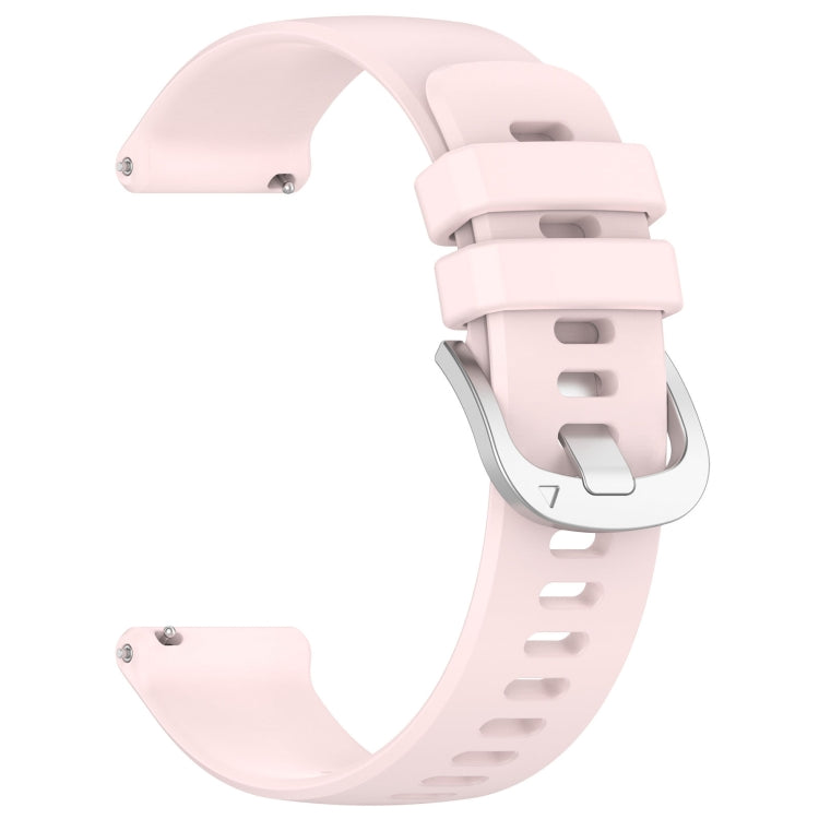 For Garmin vivoactive 5 / Active 5 20mm Silicone Watch Band(Pink) - Watch Bands by PMC Jewellery | Online Shopping South Africa | PMC Jewellery