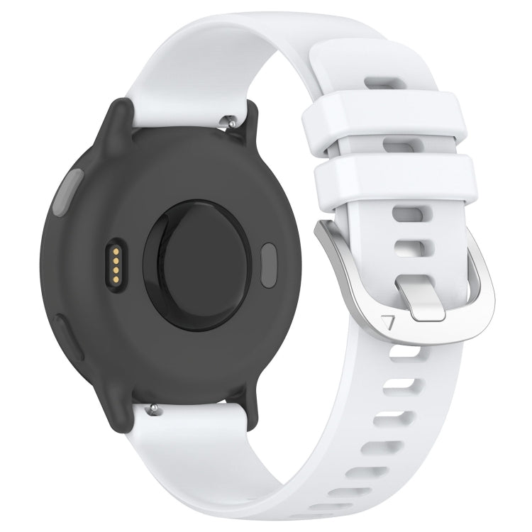 For Garmin vivoactive 5 / Active 5 20mm Silicone Watch Band(White) - Watch Bands by PMC TechLife | Online Shopping South Africa | PMC TechLife