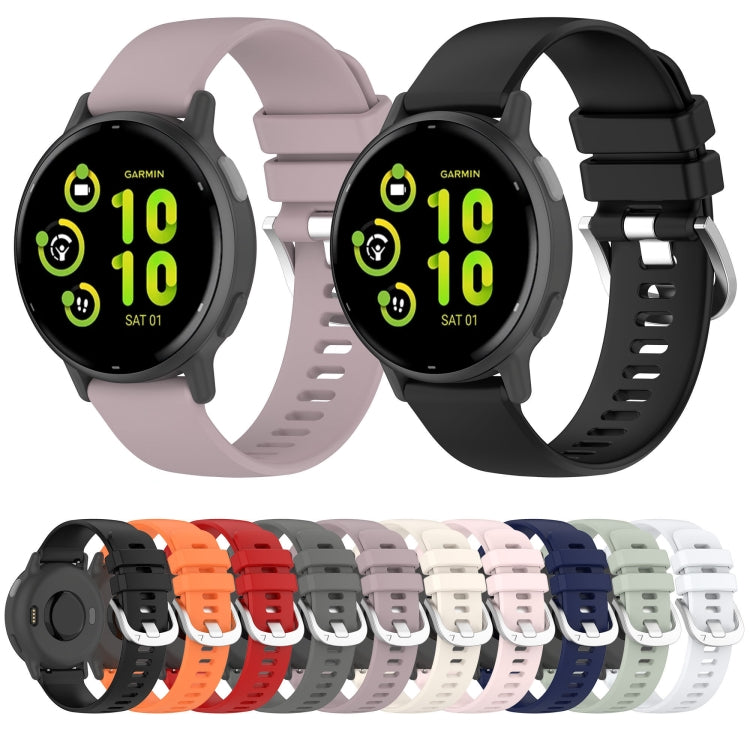 For Garmin vivoactive 5 / Active 5 20mm Silicone Watch Band(Starlight) - Watch Bands by PMC TechLife | Online Shopping South Africa | PMC TechLife