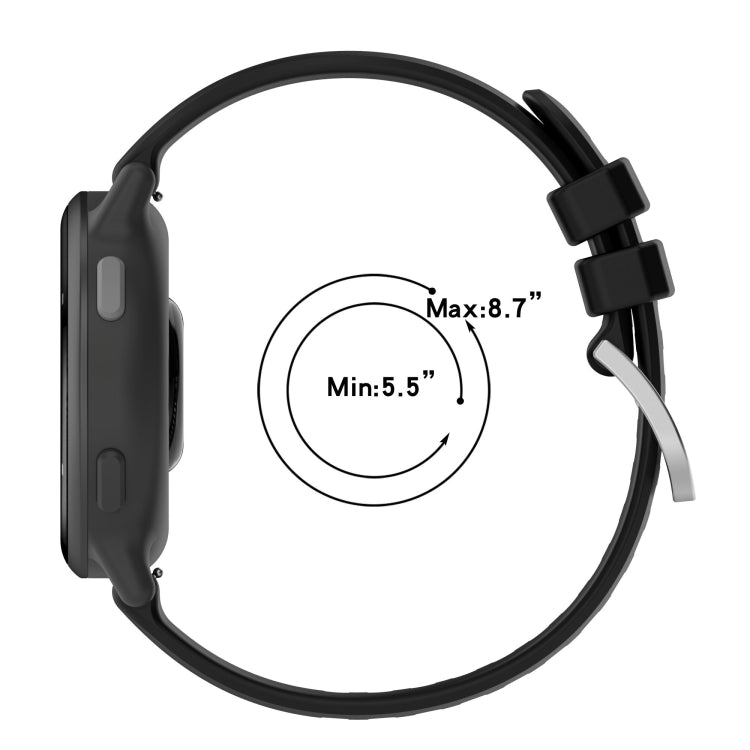 Compatible with Garmin vivoactive 5 / Active 5 20mm Silicone Watch Band(Green) - Watch Bands by PMC TechLife | Online Shopping South Africa | PMC TechLife | Buy Now Pay Later Mobicred