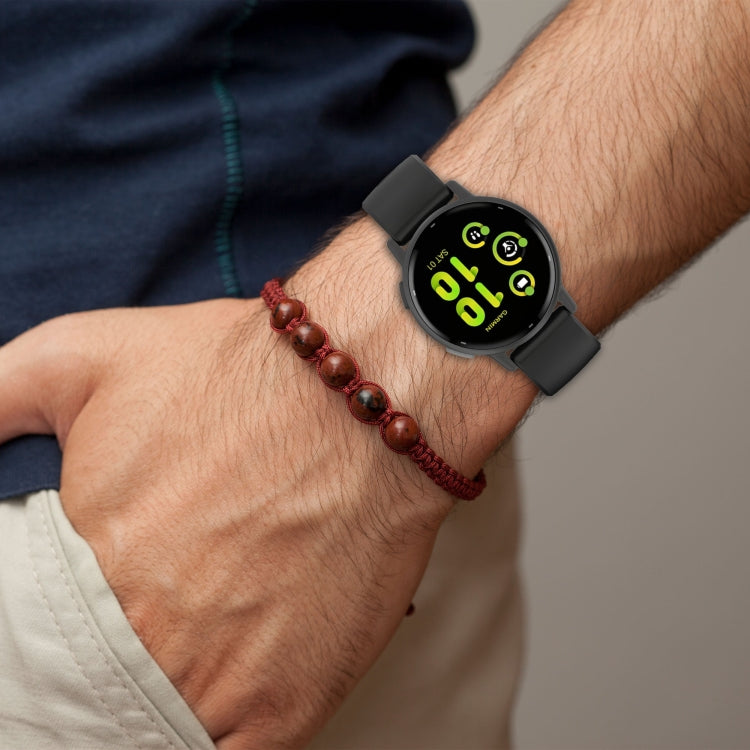 Compatible with Garmin vivoactive 5 / Active 5 20mm Silicone Watch Band(Green) - Watch Bands by PMC TechLife | Online Shopping South Africa | PMC TechLife | Buy Now Pay Later Mobicred