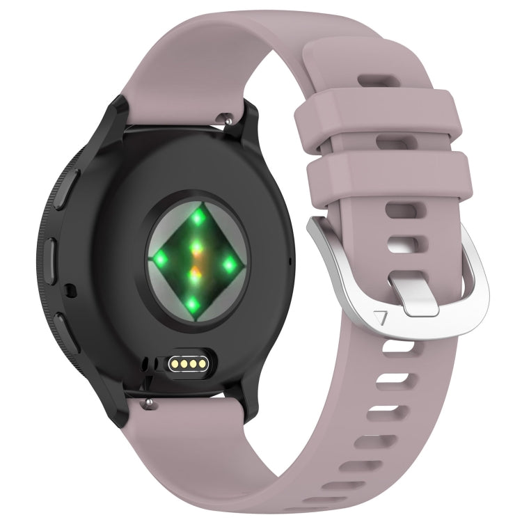For Garmin Venu 3 Liquid Glossy Silver Buckle Silicone Watch Band(Purple) - Watch Bands by PMC TechLife | Online Shopping South Africa | PMC TechLife