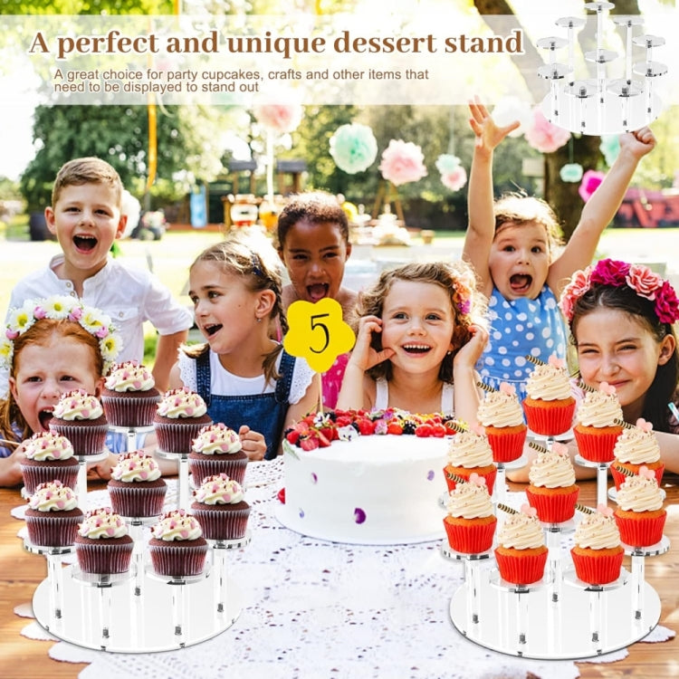 YX066 Acrylic Circular Cupcake Stand - free shipping - PMC TechLife - Order now!
