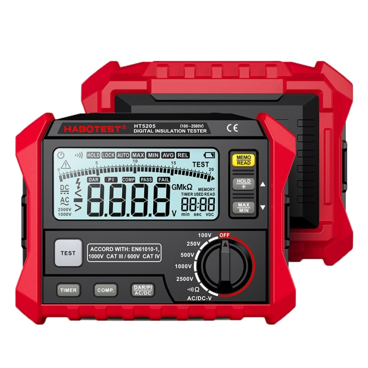 HABOTEST HT5205 Insulation Resistor Tester - free shipping - PMC TechLife - Order now!