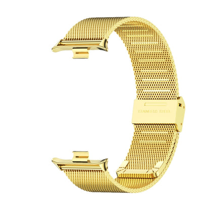 For Xiaomi Mi Band 8 Pro Mijobs Milan Buckle Stainless Steel Watch Band(Gold) - Watch Bands by MIJOBS | Online Shopping South Africa | PMC Jewellery