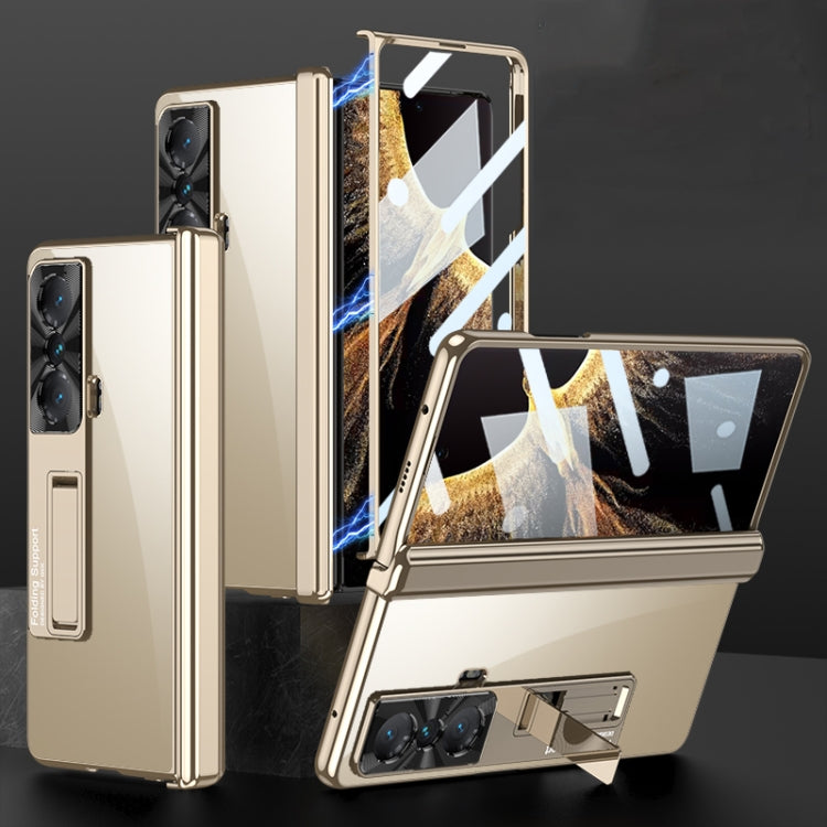 For Honor Magic VS GKK Integrated Magnetic Fold Hinge Shockproof Phone Case(Gold) - free shipping - PMC TechLife - Order now!