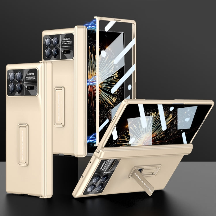 For Xiaomi Mix Fold 3 GKK Integrated Magnetic Folding Hinge All-inclusive Phone Case(Gold) - Xiaomi Cases by GKK | Online Shopping South Africa | PMC TechLife | Buy Now Pay Later Mobicred